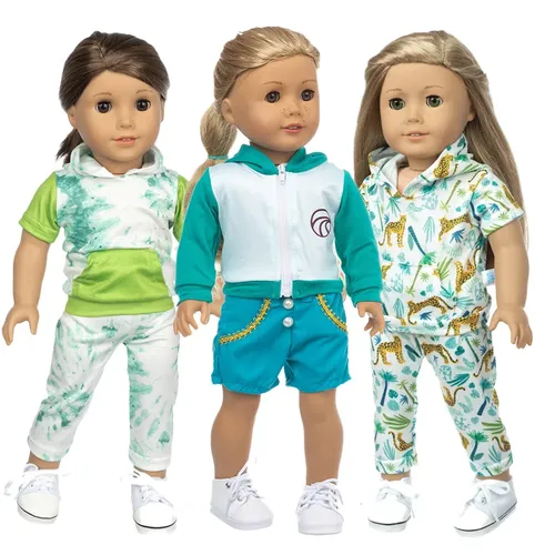 2022 mode Puppe Outfit Tragen Für 18 Zoll American Girl Puppe 45cm OG Puppe Kleidung Zubehör schuhe