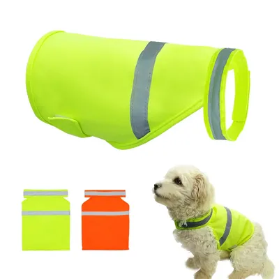Reflektierende Hund Weste Kleidung Atmungs Pet Welpen Hund Sicherheit Outdoor Walking Laufen Westen Für Small Medium Large Hunde Chihuahua
