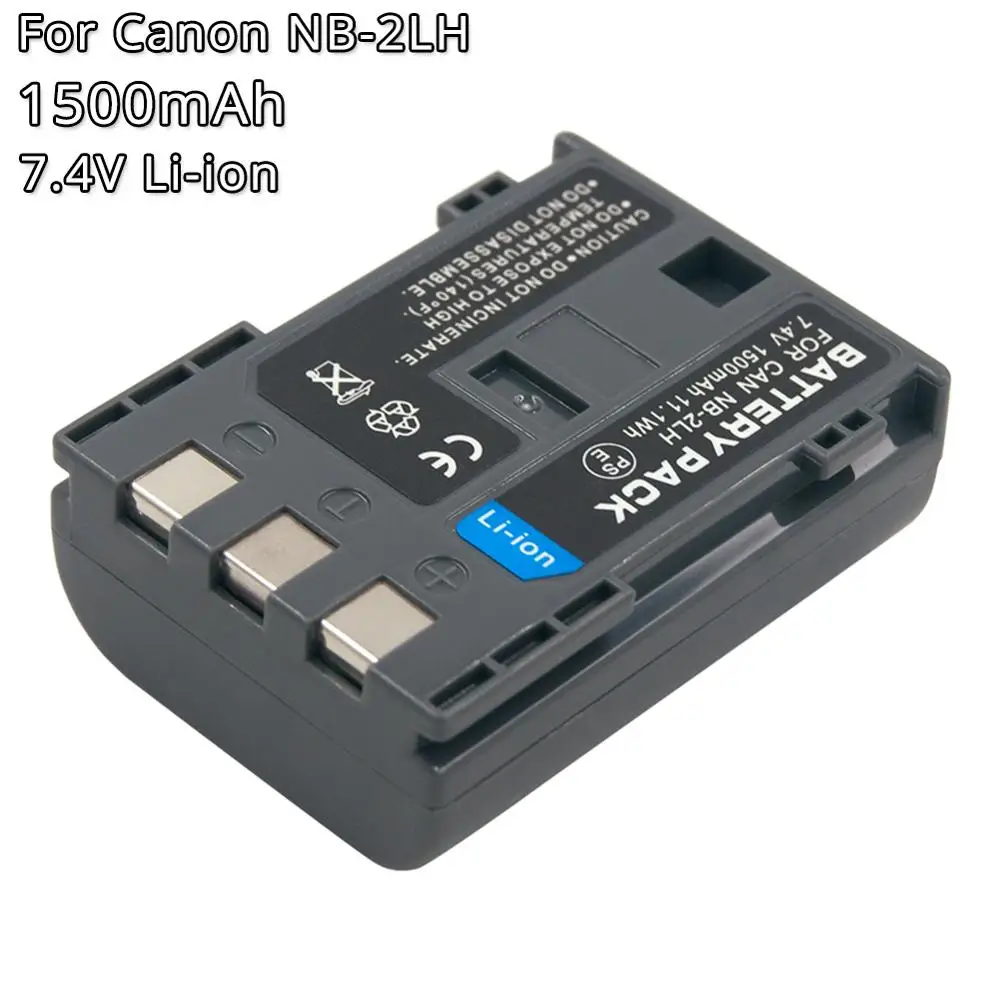 NB-2L nb2l NB-2LH nb2lh 7,4 v 2.4ah Li-Ion wiederauf ladbare Kamera Akku für Canon Kamera Powers hot g9 s70 eos 350d 400d Rebellen xti Image