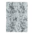 Tapis shaggy effet tie and dye gris clair 160x230