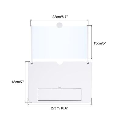 12" Screen Magnifier f Cell Phone, 3D Magnifying Projector 10.6x7x0.6"