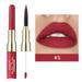 TUTUnaumb 2 IN 1 Lip Liner & Liquid Lipstick Red Lip Liner And Lipstick Lip Stain Crayon Gift For Women Long Lasting 24 Hour Matte Color Stay Lipstick Gloss With Lip 5ml Holiday Gifts Finder-E