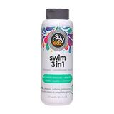 SoCozy Kids Swim 3-in-1 Shampoo Conditioner & Body Wash - 3-in-1 Combo Pool Shampoo & Conditioner for Swimmers - Salt & Chlorine Removing Activated Charcoal