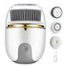 Biplut 1 Set Facial Cleansing Brush Rechargeable Gentle Exfoliating Waterproof Electric Wash Face Cleanser Brush Beauty Equipment (White)