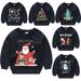 Godderr Kids Baby Sweatshirt Toddler Christmas Toddler Sport Sweat 1-6T Little Boys Girls Sweatshirts Crewneck Long Sleeve T Shirts Kids Pullover Tops