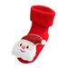 Qxutpo Toddler Kids baby Boys Girls Christmas Santa Deer non-slip Knitted Warm Socks Size 0-12 M