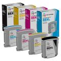 LD Products Remanufactured Ink Cartridge Replacement for HP 88XL High Yield (Black Cyan Magenta Yellow 4-Pack)