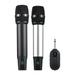 walmeck Professional UHF Wireless Microphone System Handheld Cordless Mic & Receiver Rechargeable Mic 16 Channels for Video Live Broadcast and Singing