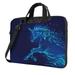 ZNDUO Blue Cartoon Unicorn Pattern Laptop Bag 14 inch Business Casual Durable Laptop Backpack