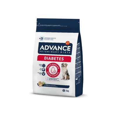 Sparpaket: 2x3kg Advance Veterinary Diets Diabetes Hundefutter trocken
