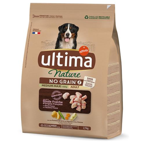 8,1kg(3x 2,7kg) Ultima Nature Medium / Maxi Truthahn Hundefutter trocken