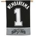 WinCraft Victor Wembanyama San Antonio Spurs One-Sided 28'' x 40'' Vertical Banner