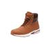 Extra Wide Width Men's Sneaker boots by KingSize in Brown (Size 12 EW)