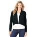 Plus Size Women's Long-Sleeve Cardigan by Woman Within in Black (Size 2X)