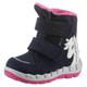 Winterboots SUPERFIT "ICEBIRD WMS: Weit" Gr. 25, bunt (dunkelblau, pink, einhorn) Kinder Schuhe Stiefel Boots