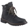 Winterboots JOSEF SEIBEL "ADELBODEN", Herren, Gr. 43, schwarz, Nubukleder, klassisch, Schuhe, mit gepolstertem Schaftrand