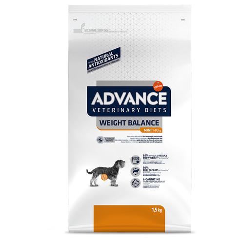 1,5kg Veterinary Diets Weight Balance Mini Advance Hundefutter trocken