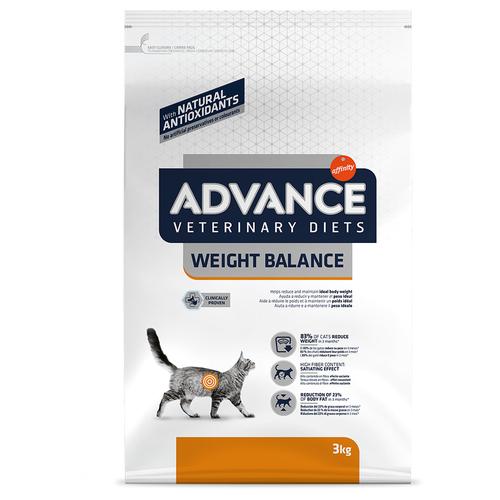 3kg Veterinary Diets Weight Balance Advance Katzenfutter trocken