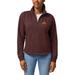 Women's League Collegiate Wear Heather Maroon Minnesota Golden Gophers Victory Springs Tri-Blend Quarter-Zip Pullover Sweatshirt