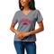 Women's League Collegiate Wear Heather Gray Arkansas Razorbacks Intramural Boyfriend Tri-Blend V-Neck T-Shirt