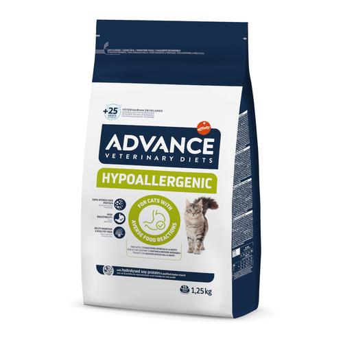 Sparpaket: 2x1,25kg Advance Veterinary Diets Hypoallergenic Feline Katzenfutter trocken