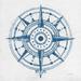 Longshore Tides Indigo Gild Compass Rose I Blue Canvas | 12 H x 12 W x 1.25 D in | Wayfair 66327D87EA314A07B198962F9AC885CE