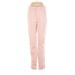 J.Crew Jeans - Mid/Reg Rise Straight Leg Denim: Pink Bottoms - Women's Size 26 - Dark Wash