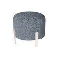 Grey LLB Regency Fabric Small Round Footstool