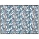 William Morris Floor Mat | Waterproof Indoor Outdoor Door Rug | Blue & White Floral Pattern | Non Slip Hallway Entry Way Welcome Mat