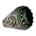 Rings for Men Large Saphire Ring Round Green Gemstone Ring Vintage Ring Diamond Ring Gift Ring Peacock Shape Peacock Ring Diamond Ring Big Diamond Ring Valentine s Day Gifts Clearance