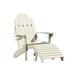 Mandalay Outdoor Chair, Cupholder, and Folding Ottoman