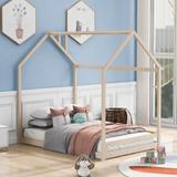 Full Size House Bed, Wood, Multiple Colors