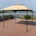 10ft x 10ft Outdoor Patio Soft Top Gazebo with Water Resistant Curtains & Steel Frame