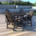 Hamilton 5-piece Outdoor Dining Set - 48" Round Table, Counter-height