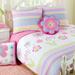 Cozy Line Pink Blossom Cotton Reversible Quilt Bedding Set