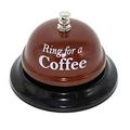 Hazel Tech Metal Rock Reminder Restaurant Bell Will Bell Ren Bell Service Press Bell - Coffee Color