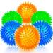 FOAUUH Balls for Dogs Small Fetch Balls for Dogs Rubber 6 Pack Bright Colors TPR Puppy Toys Dog Toy Balls Dog Squeaky Toys Spike Ball Dog Chew Toys for Small Dogs Pet Toys for Puppy Teething Toys