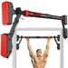 Bravex Pull Up Bar Strength Training Chin up Bar Without Screws with Fixing Bracket Max Load 440lbs and Adjustable Width 30.7 -38.6