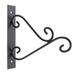 Hanging Plant Bracket Heavy Duty Wall Hook Hanger for Planters Lanterns Wind Chimes Flower Pot Baskets Plants Wind Spinners Bird Feeders Garden Patio Lawn Indoor Outdoor Decor Small Size (Black)