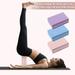 Opolski EVA Foam Yoga Block High Density Slip-Resistant Eco-friendly No Odor Pilates Exercise Yoga Brick Pink