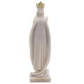 Our Lady of Knock Statue | Cream Colored Statue with Ornate Gold-Tone Crown | Blessed Mother Home DÃ©