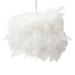 Atopoler Feather Light Shade Adjustable Round Feather Chandelier Ceiling Pendant Light Fluffy Lamp Lightshade for Table Lamp Floor Lamp Bedroom Living Room Wedding Party Decoration 30cm (White)