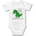 OASCUVER T Rex Dinosaurs If You re Happy & You Know It Cute Baby Bodysuit White