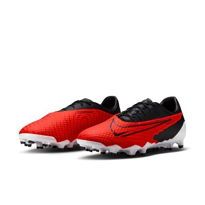 Fußballschuh NIKE "PHANTOM GX ACADEMY FG/MG", Gr. 39, rot (bright crims), Synthetik, Leder, sportlich, Schuhe