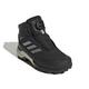 Wanderschuh ADIDAS TERREX "TERREX WINTER MID BOA RAIN.RDY" Gr. 36, schwarz (core black, silver metallic, core black) Schuhe Kinder