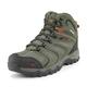 NORTIV 8 Men's Ankle High Waterproof Hiking Boots Backpacking Trekking Trails Shoes,160448_M-W,OLIVE/BLACK/ORANGE,10 UK /11 US
