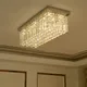Lustre en cristal suspendu de haute qualité luxe plafond de salon remise simple moderne salle