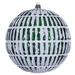 Vickerman 733622 - 6" Emerald Etch Line White Brush Christmas Tree Ornament (4 Pack) (N232724D)