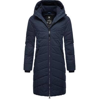 Steppmantel RAGWEAR "Dizzie Coat", Damen, Gr. XXXL (46), blau (navy), Außenmaterial: 100% Polyester, Innenfutter: 100% Polyester, Wattierung: 100% Polyester, modisch, normal ca. Mitte Oberschenkel, hoch geschlossener Ausschnitt, Langarm Ärmel ohne... Image