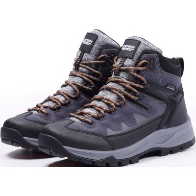 Wanderschuh ICEPEAK "WYNNES MR", Gr. 41, grau, Synthetik, sportlich, Schuhe